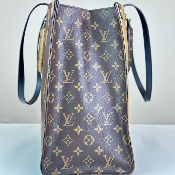 Louis Vuitton Monogram Canvas On The Go GM Shoulder Bag Tote - Picture 2 of 8